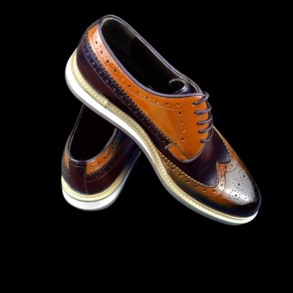 Business Casual Brown Leather Dress Shoes for Men main image 14